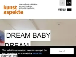 Sites similar to kunstaspekte.de