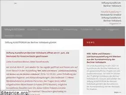 Sites similar to kunstforum.berlin