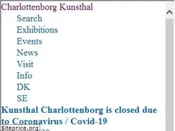Sites similar to kunsthalcharlottenborg.dk