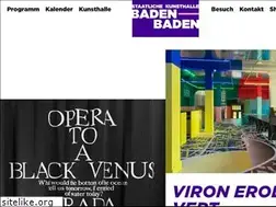Sites similar to kunsthalle-baden-baden.de
