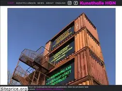 Sites similar to kunsthallehgn.de