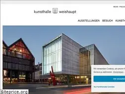 Sites similar to kunsthallenweishaupt.de