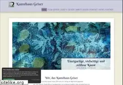 Sites similar to kunsthausgeiser.de