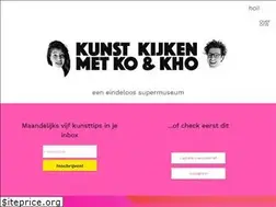 Sites similar to kunstkijkenmetkoenkho.nl