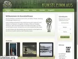 Sites similar to kunstleihhaus.de
