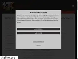 Sites similar to kunstmusiklexikon.de