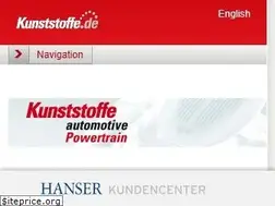 Sites similar to kunststoffe.de