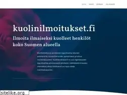 Sites similar to kuolinilmoitukset.fi