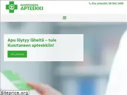 Sites similar to kuortaneenapteekki.fi