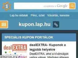 Sites similar to kupon.lap.hu