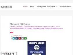 Sites similar to kupongirl.com