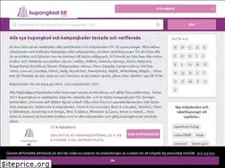 Sites similar to kupongkod-se.com