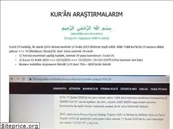 Sites similar to kuranarastirmalarim.com