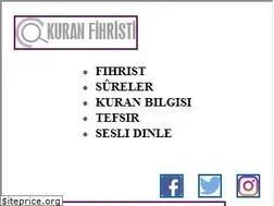 Sites similar to kuranfihristi.net