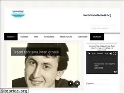 Sites similar to kuranincelemesi.org