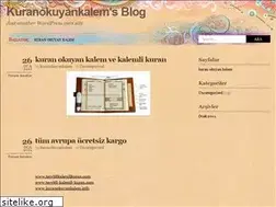 Sites similar to kuranokuyankalem.wordpress.com