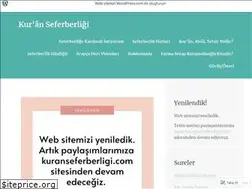 Sites similar to kuranseferberligi.wordpress.com