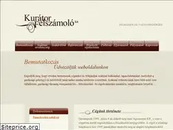 Sites similar to kuratorfelszamolo.hu