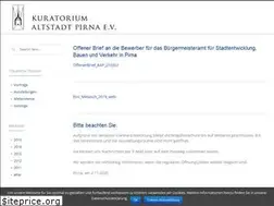 Sites similar to kuratorium-altstadt-pirna.de