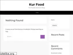 Sites similar to kurfood.com