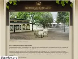 Sites similar to kurhaus-kolonnaden.de