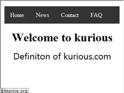 Sites similar to kurious.com