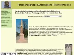 Sites similar to kursaechsische-postmeilensaeulen.de
