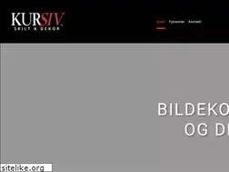 Sites similar to kursivskilt.no