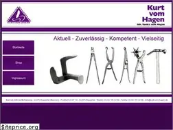 Sites similar to kurt-vom-hagen.de