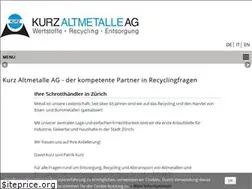 Sites similar to kurz-altmetalle.ch