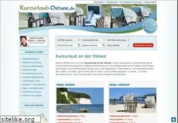 Sites similar to kurzurlaub-ostsee.de