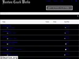 Sites similar to kustomcoachwerks.com
