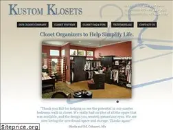 Sites similar to kustomklosets.com