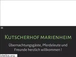 Sites similar to kutscherhof.de