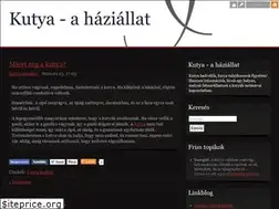 Sites similar to kutya-haziallat.blog.hu