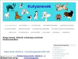Sites similar to kutyanev.hu
