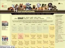 Sites similar to kutyanevnap.hu