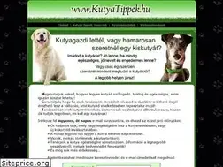 Sites similar to kutyatippek.hu