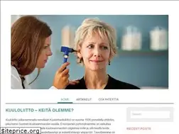 Sites similar to kuulonhuoltoliitto.fi