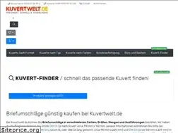 Sites similar to kuvertwelt.de