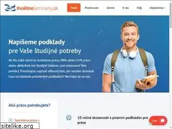 Sites similar to kvalitneseminarky.sk