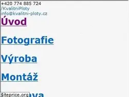 Sites similar to kvalitni-ploty.cz
