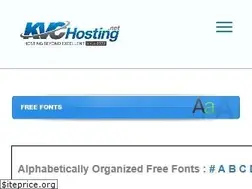 Sites similar to kvchostingfreefonts.com