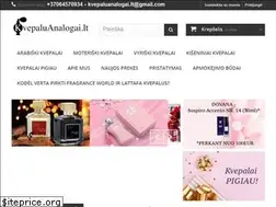 Sites similar to kvepaluanalogai.lt