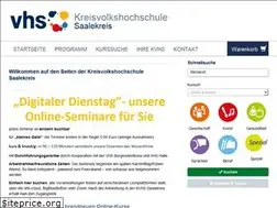 Sites similar to kvhs-saalekreis.de