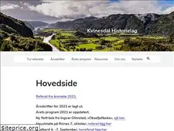 Sites similar to kvinesdalhistorielag.no