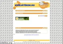 Sites similar to kvizjatekok.hu