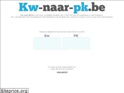 Sites similar to kw-naar-pk.be