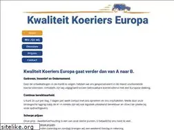 Sites similar to kwaliteitkoerierseuropa.nl