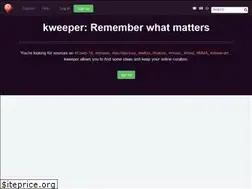Sites similar to kweeper.net